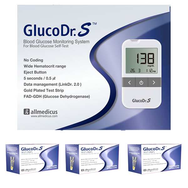 Gluco Dr.S Blood Glucose Monitor With 150 Strip